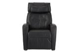 The Positive Posture Luma Designer Harness Black Leather Zero  Gravity Recliner Chair