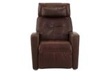 The Positive Posture Luma Designer Harness Chocolate Leather Zero  Gravity Recliner Chair