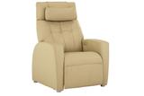 The Positive Posture Luma Sand Leather Zero  Gravity Recliner