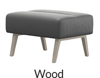 Stressless Stella Wood Base Ottoman by Ekornes