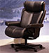 Stressless Magic Paloma Black Leather Office Desk Chair