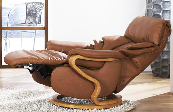 Himolla Chester Leather ZeroStress Integrated Recliner Chair