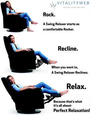 Ergonomic Swing Zero Gravity Relaxor Recliner Chair Fjords Norwegian Scandinavian Lounger