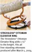 Stressless Ottoman Elevator Ring